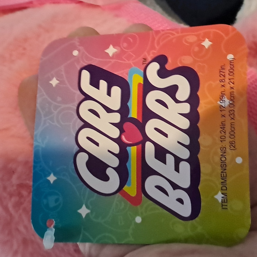 Care Bears Pink Plush Backpack - Picture 2 of 4